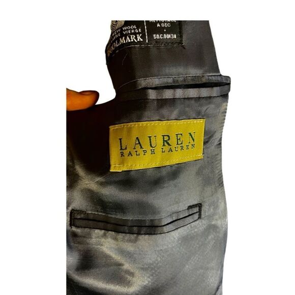 Ralph Lauren Suit- Black Pin Stripe - Picture 9 of 10